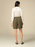 Linen blend Bermuda shorts image number 1