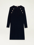 Rochie din tricot cu nasturi image number 4