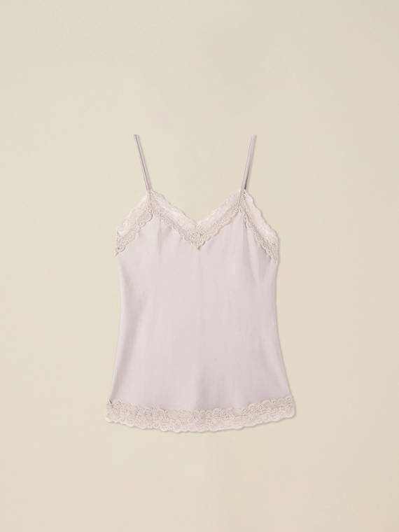 Top lingerie in satin and lace