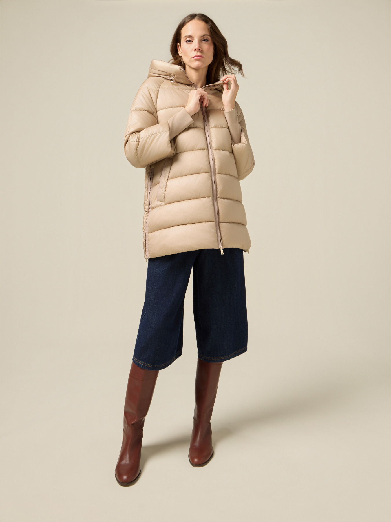 Midi-Daunenjacke mit Kapuze image number 3