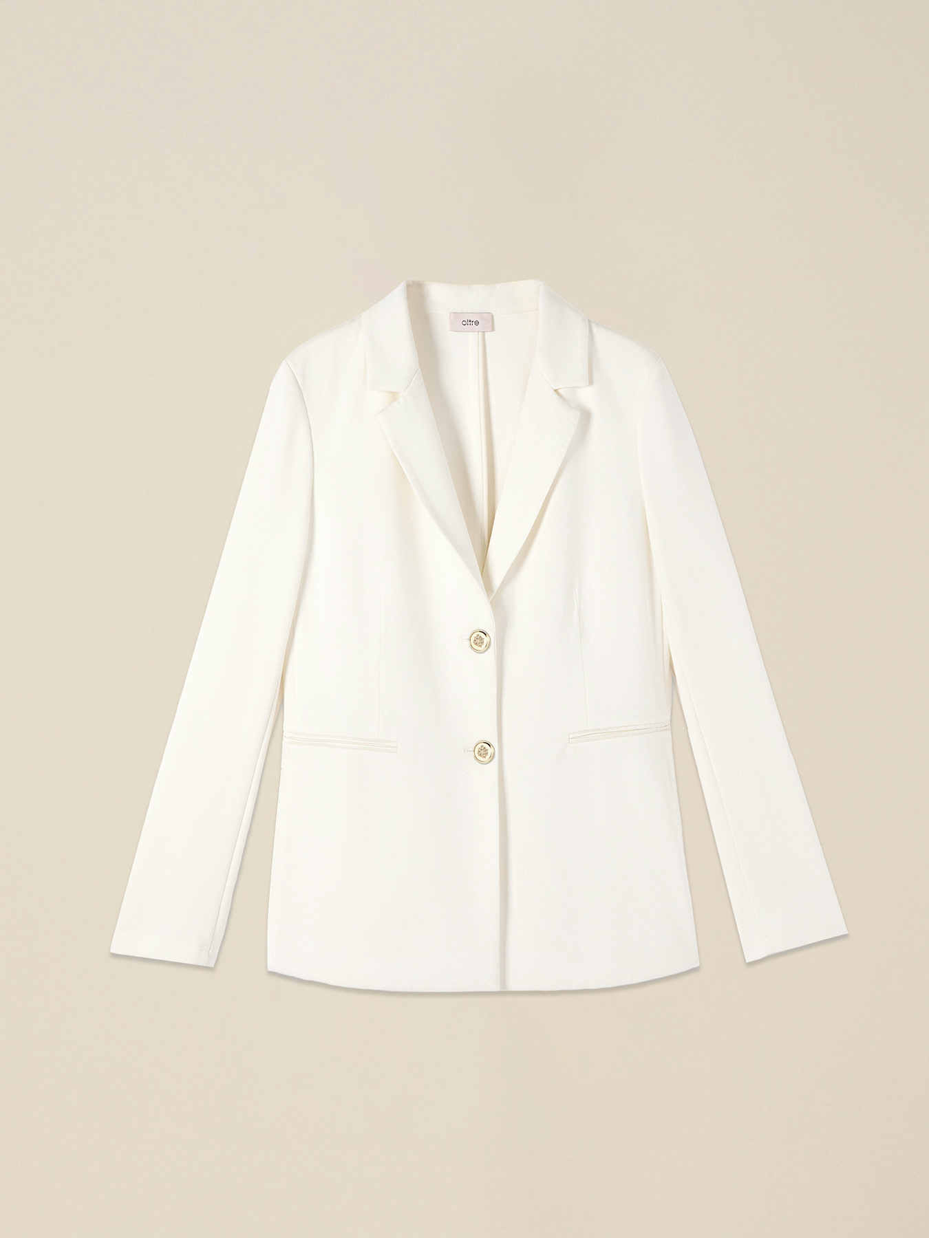 Blazer in jersey soft touch image number 3