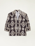 Patterned twill blouse image number 3