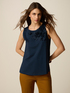 Cotton top with floral appliqu&eacute;s image number 0