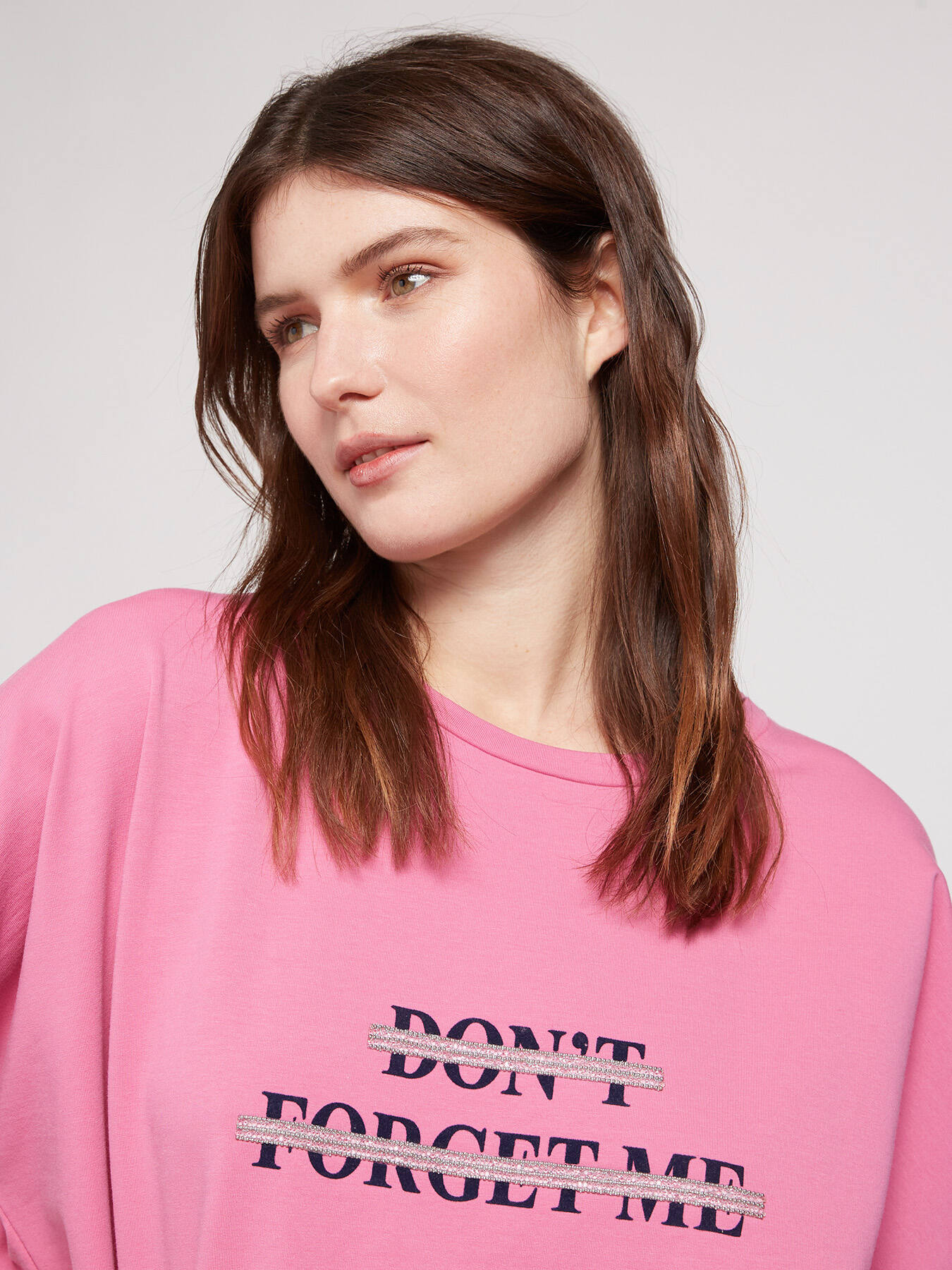 Boxy-Sweatshirt mit Stickerei image number 2