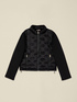 Lightweight puffer jacket with scuba sleeves image number 3