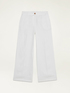 Wide leg linen trousers image number 4