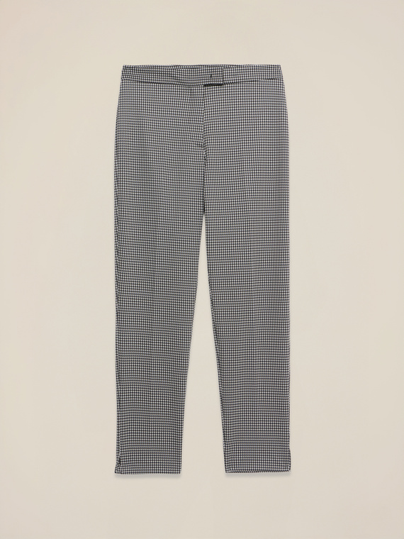Jacquard cigarette pants