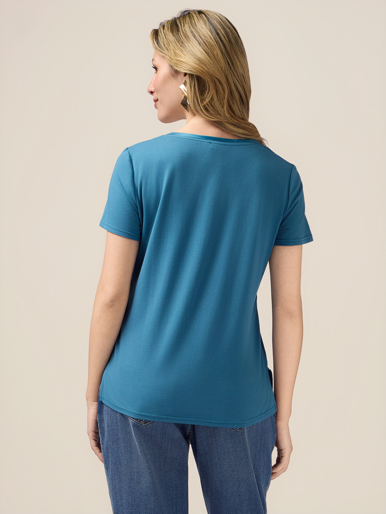 T-shirt bimaterica image number 1