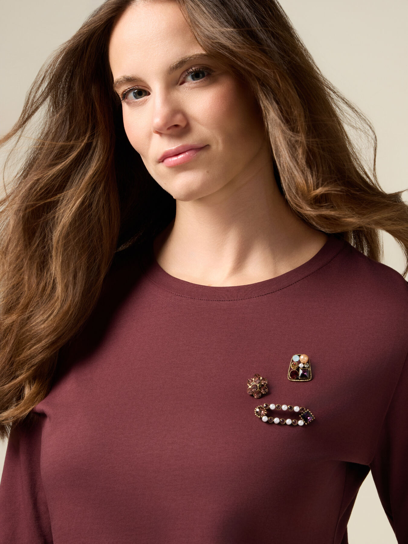 T-shirt with pins image number 2