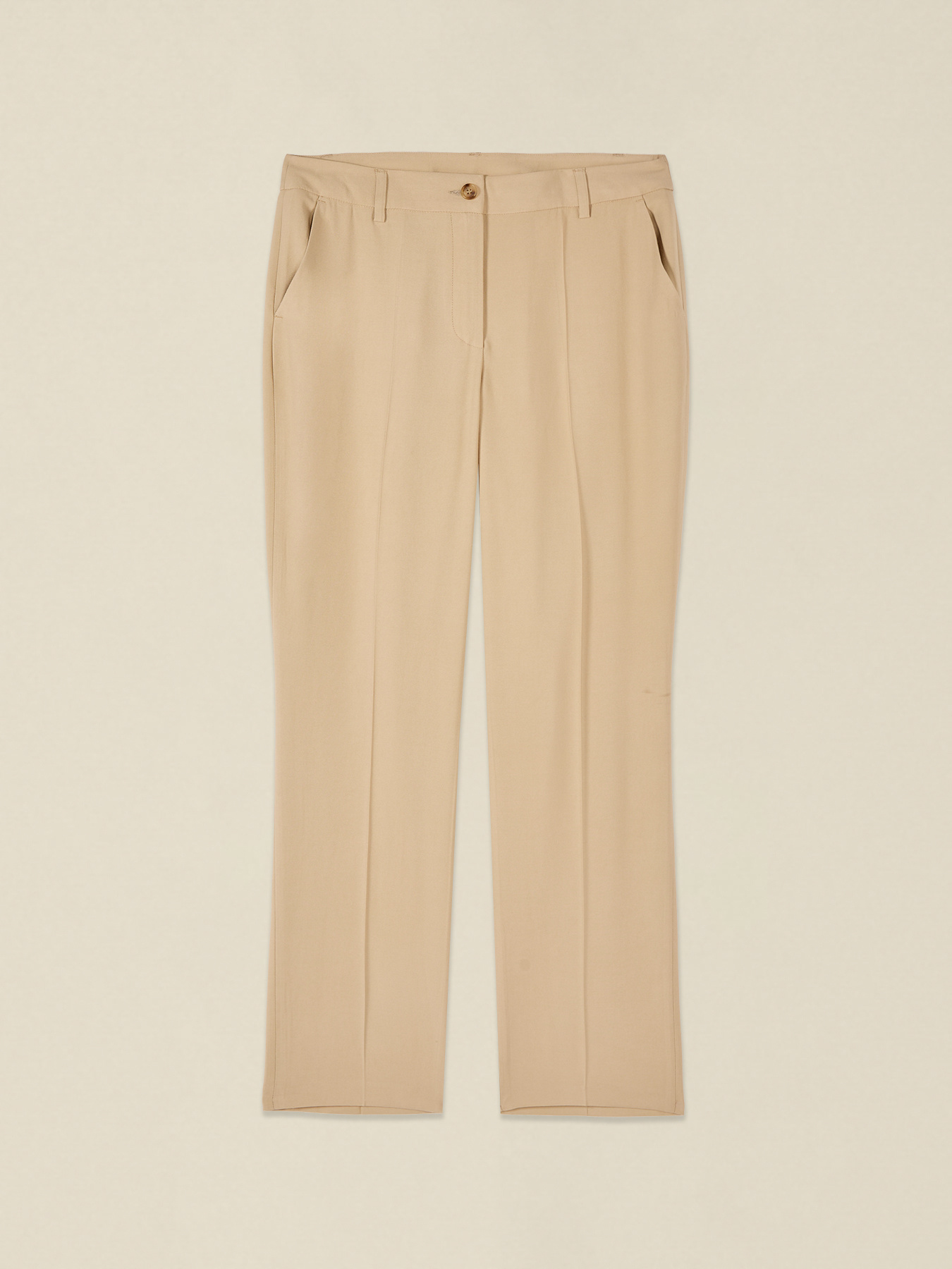 Pantaloni chinos in misto viscosa image number 4