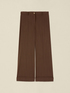 Pantaloni cropped &icirc;n dungi m&eacute;lange din in image number 4