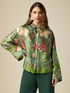 Camicia in raso fantasia image number 0