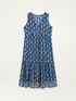 Vestito lungo fantasia in cotone image number 4