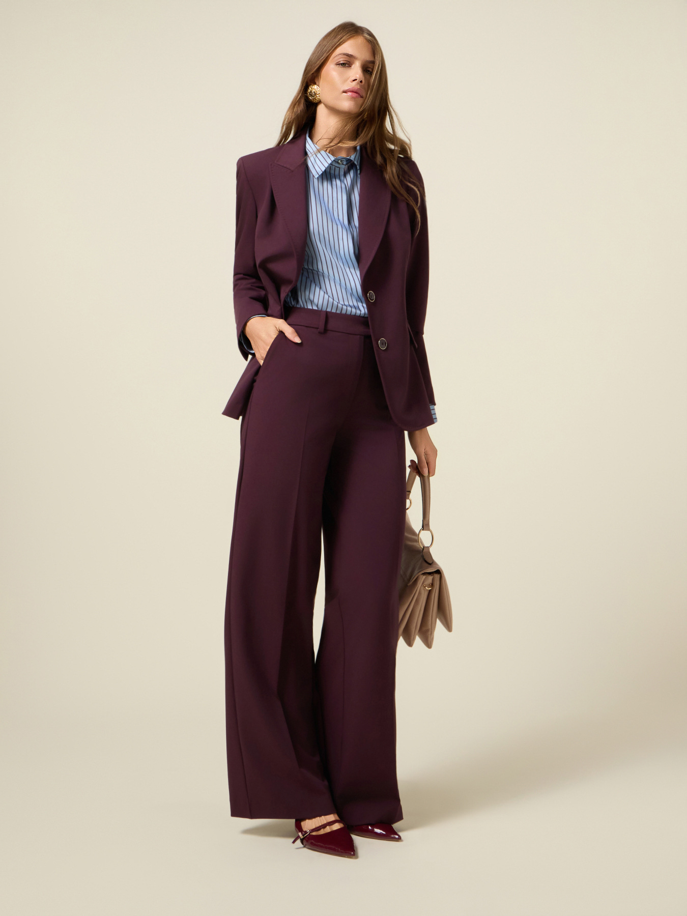 Palazzo pants in polyviscose image number 0