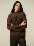 Turtleneck with inlay and sequins image number 0