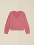 Pull m&eacute;lange viscose col en V image number 3