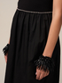 Zweistoffiges Kleid mit Strass image number 2