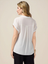 Viscose blouse with satin trim image number 1