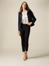Pantalon skinny avec cha&icirc;ne m&eacute;tallique image number 0