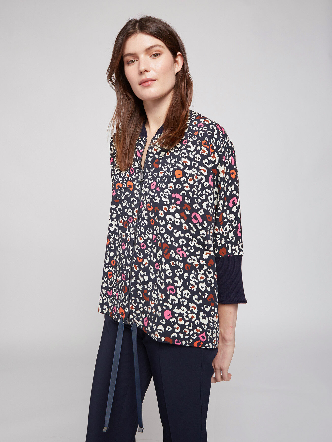 Felpa fantasia con zip image number 0