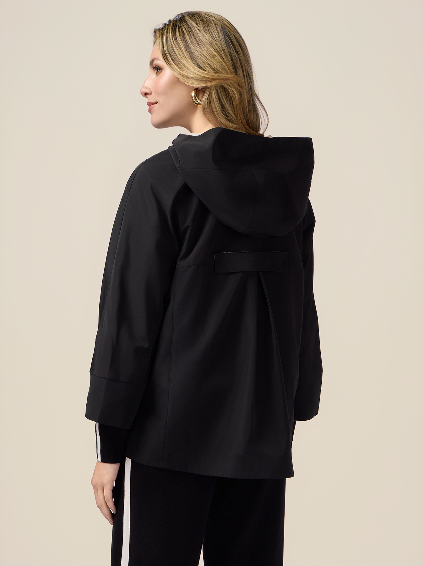 Hooded parka with zip image number 1