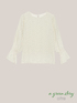 Long-sleeved polka dot blouse image number 3