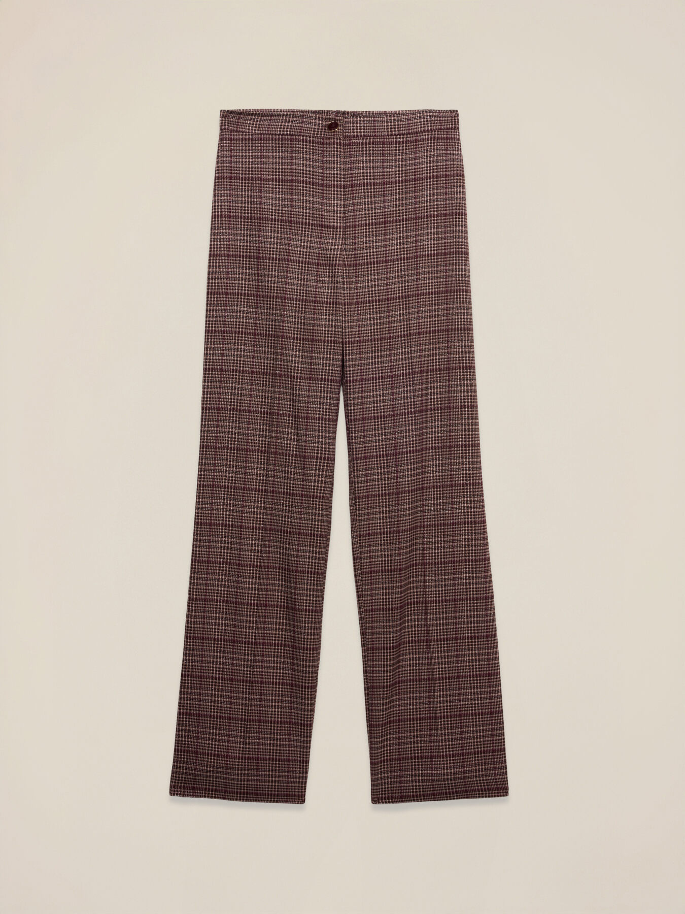 Pantalones de franela a cuadros image number 4
