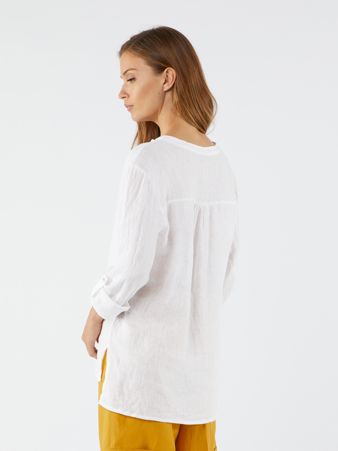 Blusa in lino image number 1