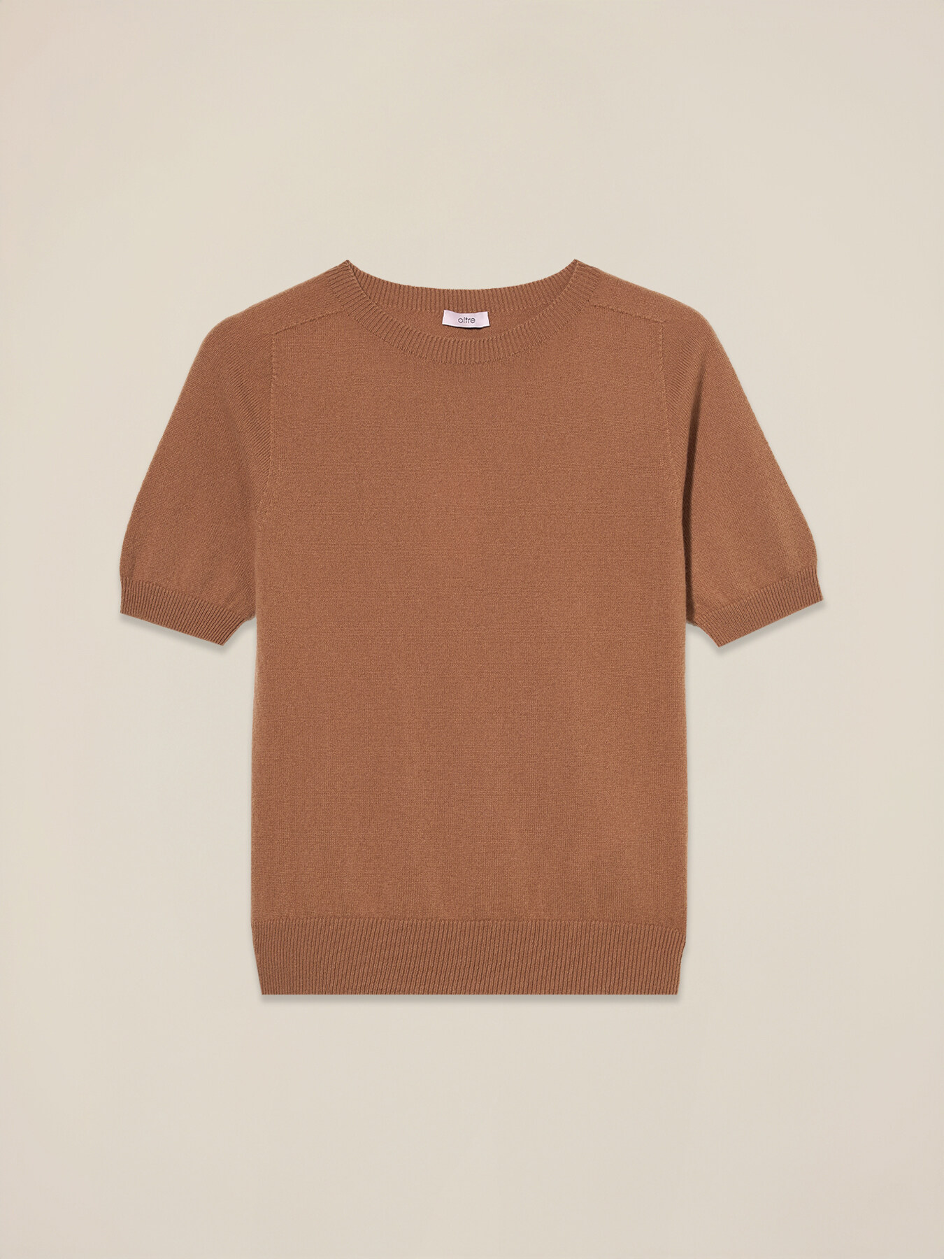 Kurzarmpullover aus reiner Wolle image number 0