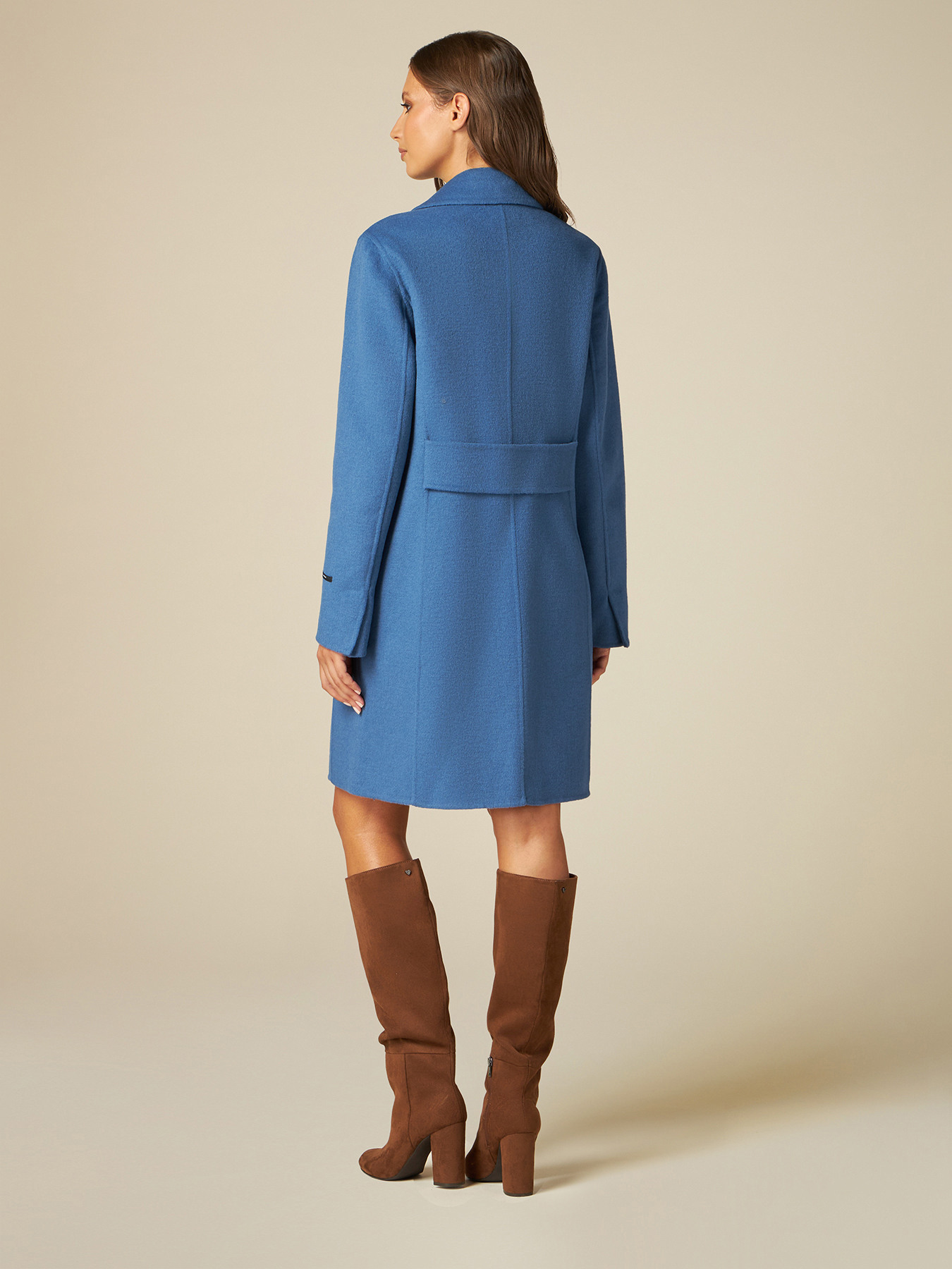 Cappotto in panno misto lana image number 1