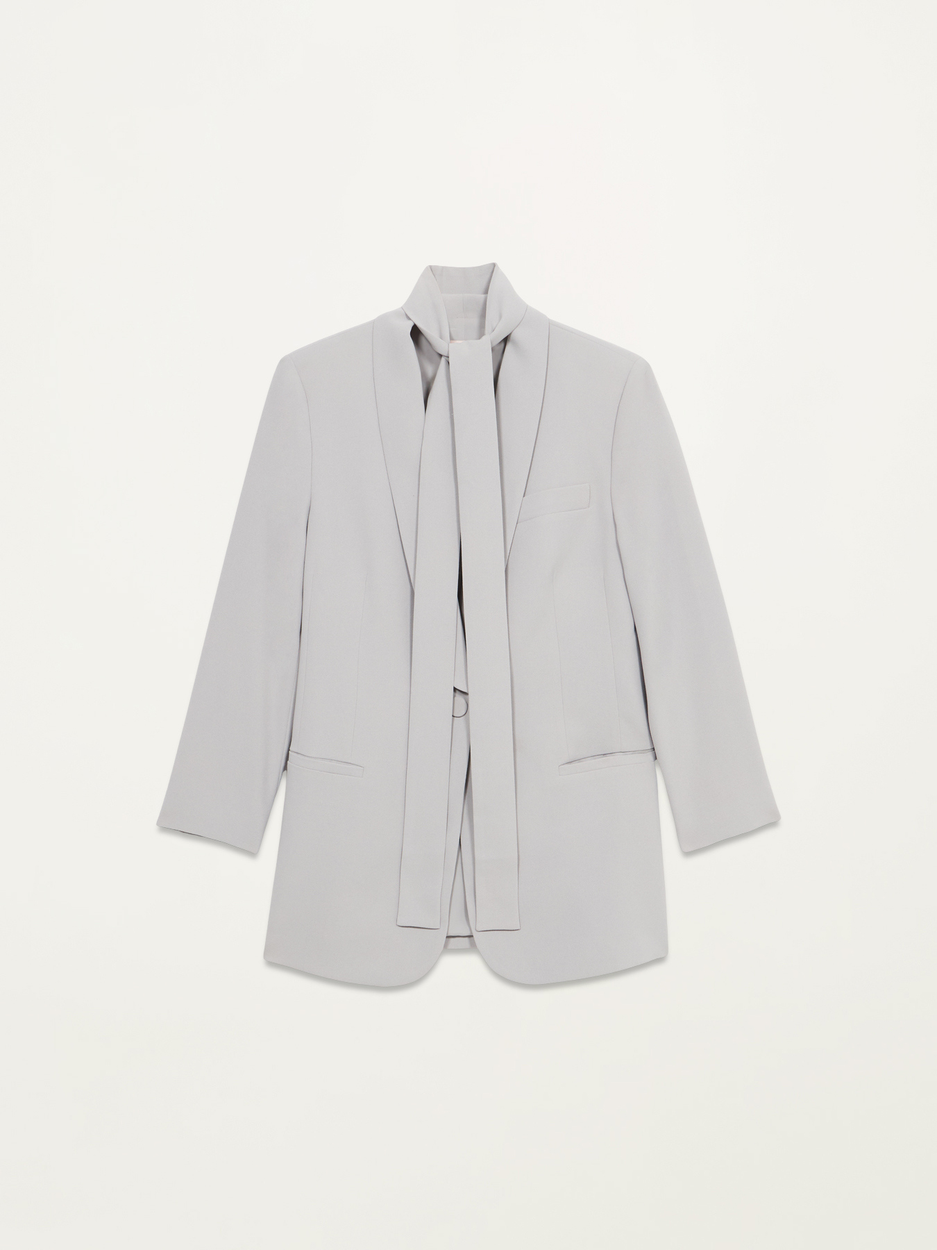 Blazer din material crep stretch image number 4