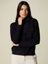 Mixed angora turtleneck with embroidery image number 0