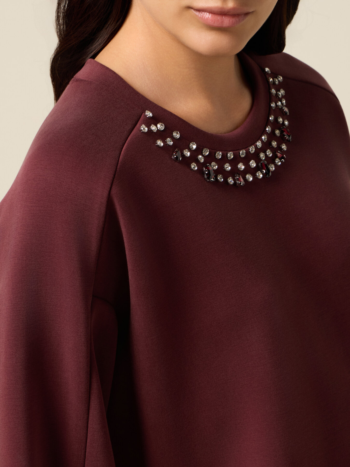 Sweat-shirt oversize avec boutons-pression image number 2