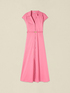 Poplin shirtdress with belt image number 3