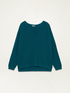 Oversize-Pullover mit V-Ausschnitt image number 3