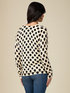 Polka dot print cardigan image number 1