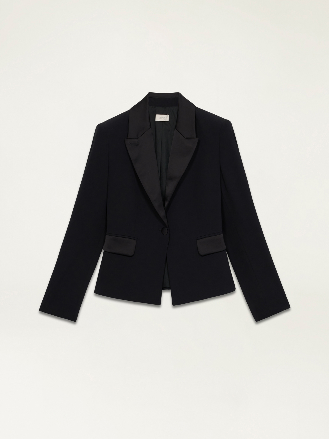 Blazer mit Satin-Details image number 3