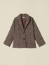 Short mixed wool coat image number 3