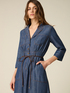 Rochie lungă cu efect denim image number 2