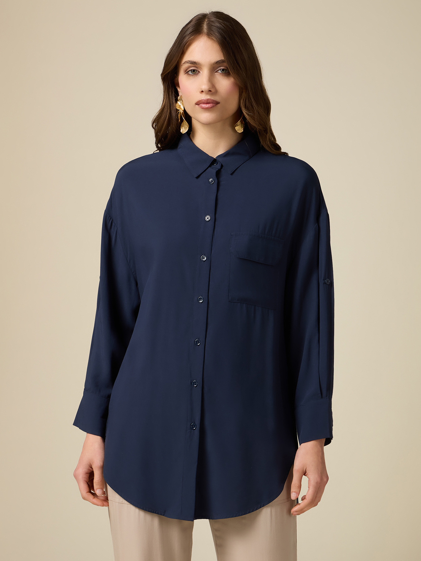 Chemise over en viscose image number 0