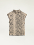 Snake print blouse image number 3