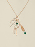 Collana con ciondolo multi-elemento image number 2