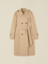 Doppelreihiger Trenchcoat aus Baumwollmischung image number 3