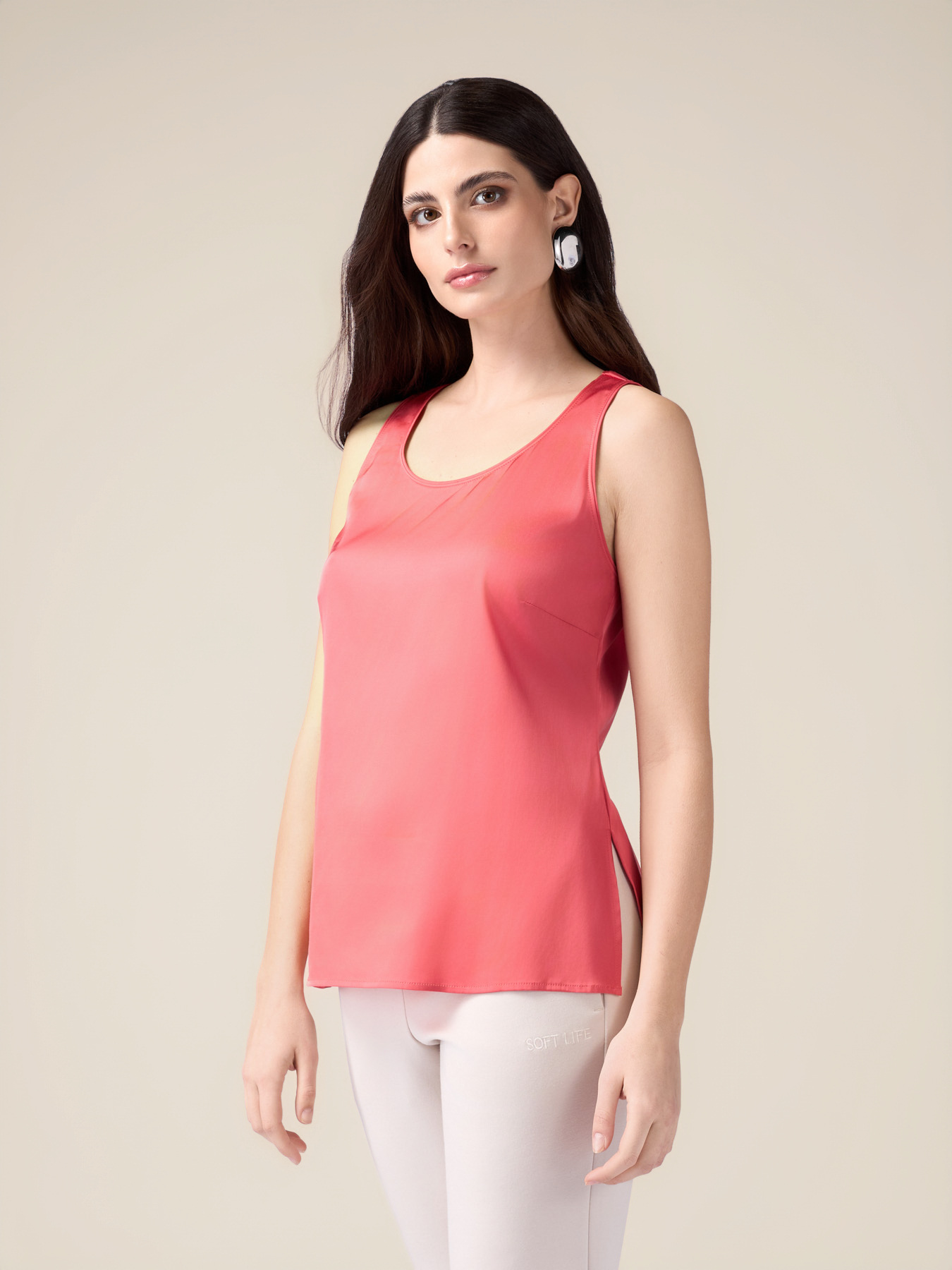Viscose satin top image number 0