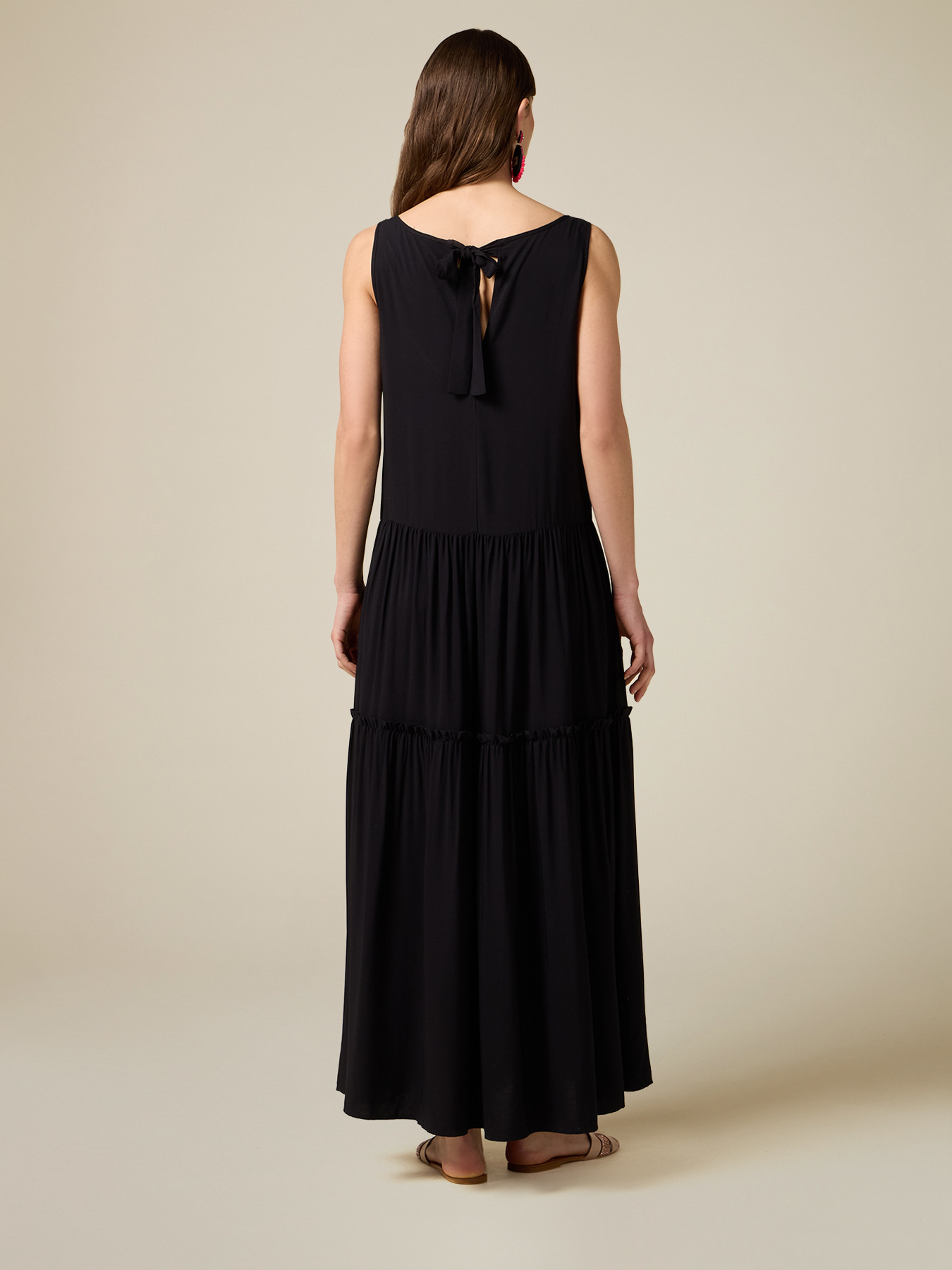 Long viscose dress image number 1