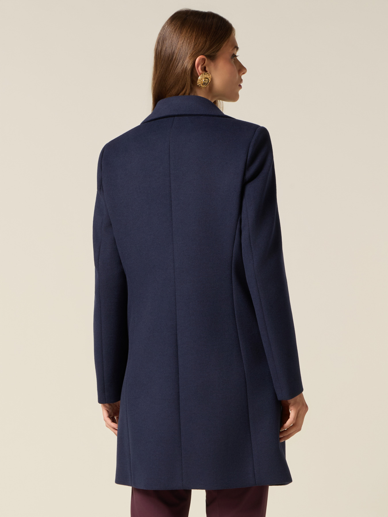 Long coat in drap image number 1