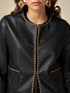 Jacket with metal chain image number 2