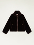 Teddy bomber jacket with zipper image number 3