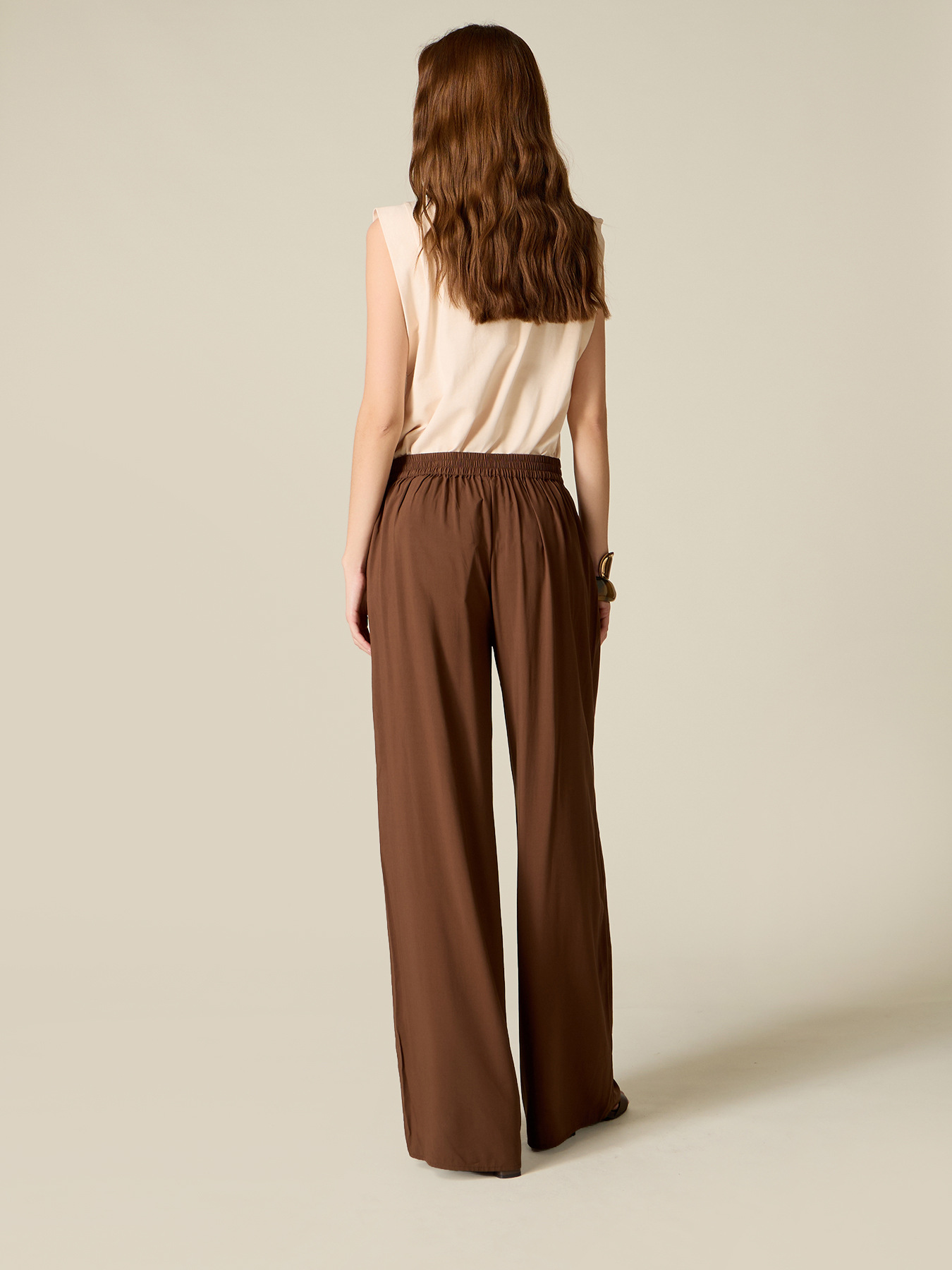 Palazzo pants in viscose image number 1