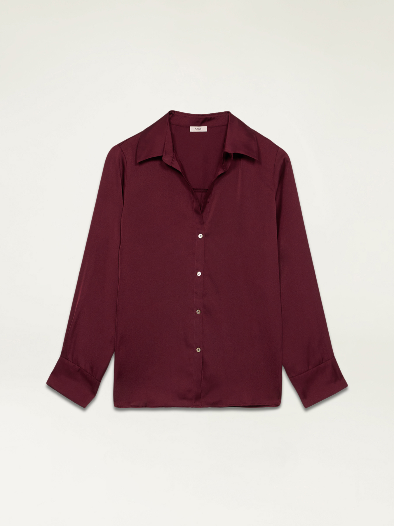 Chemise en satin uni image number 3
